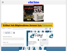 Tablet Screenshot of eokulsistem.com